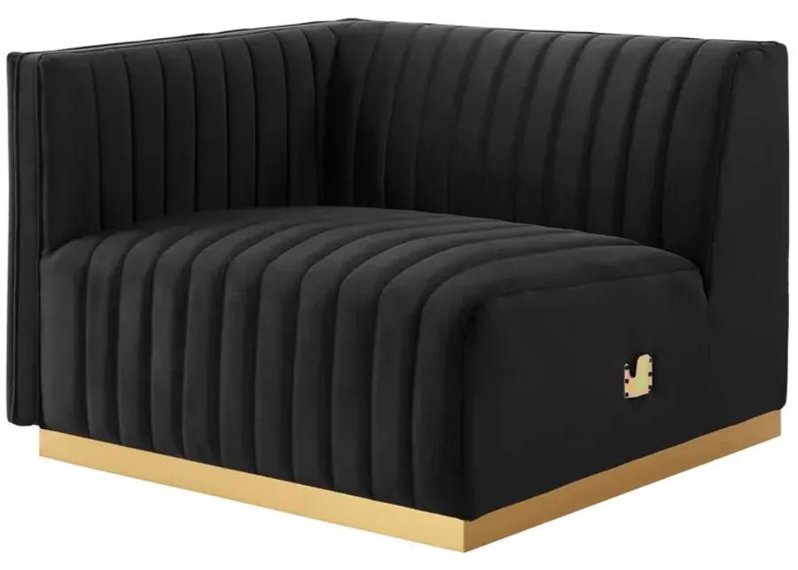 Conjure Channel Tufted Performance Velvet Loveseat