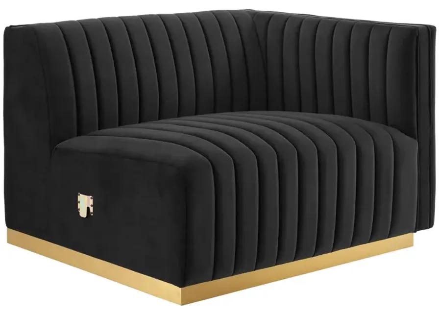 Conjure Channel Tufted Performance Velvet Loveseat