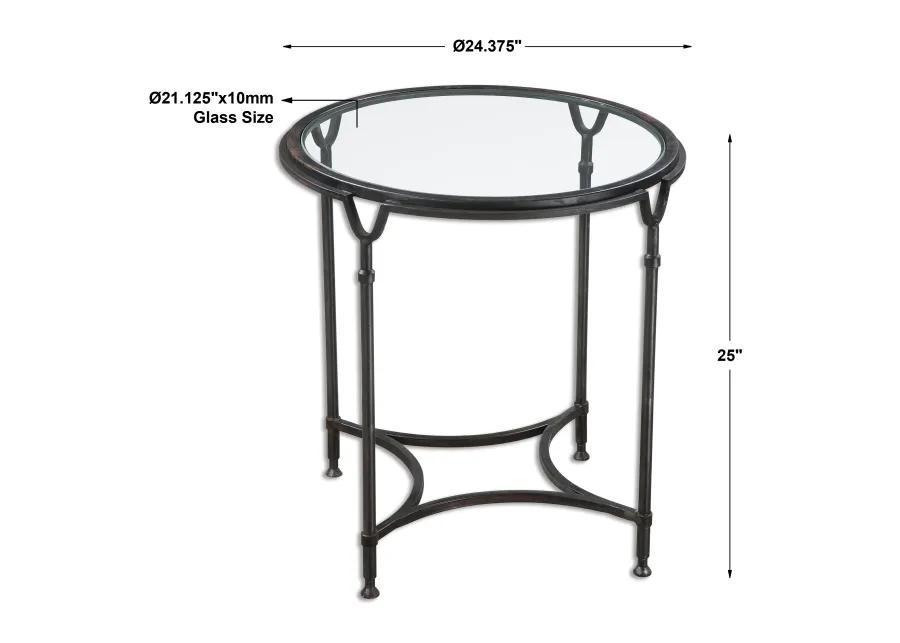 Samson Glass Side Table