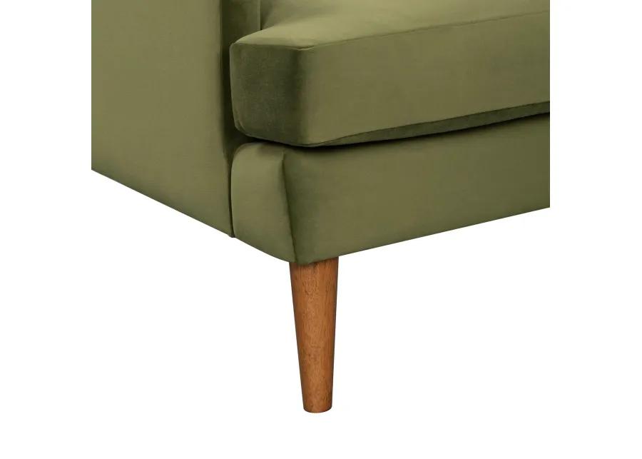 Missy Club Chair - Green Velvet