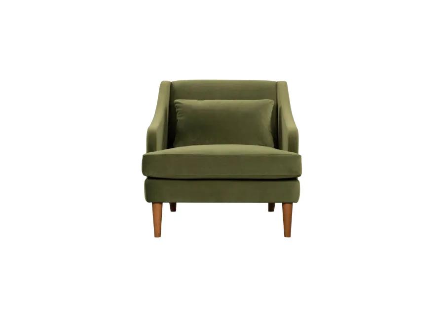 Missy Club Chair - Green Velvet