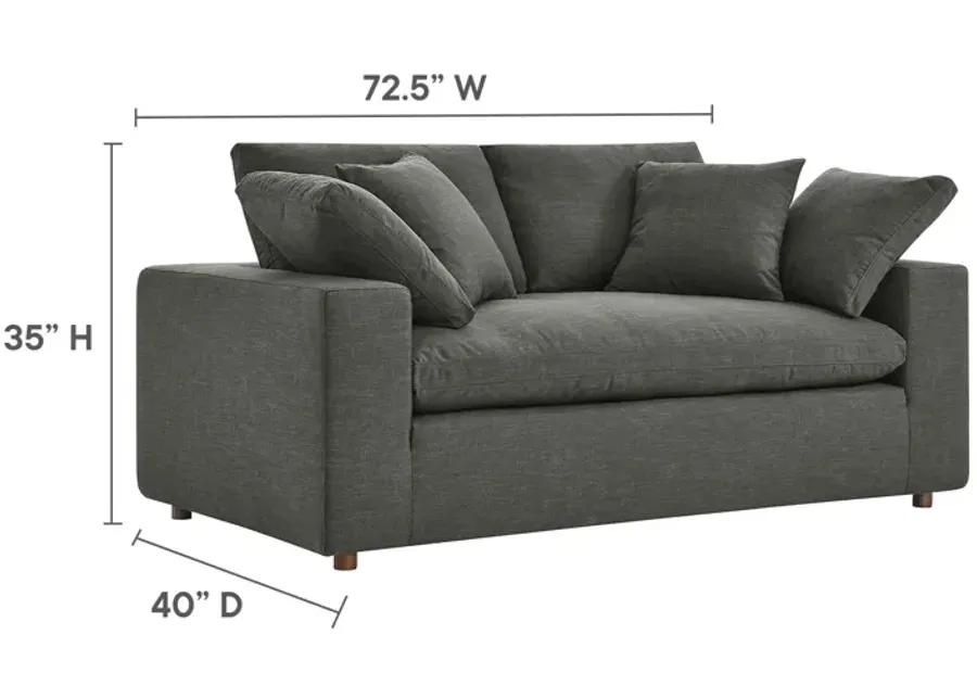 Commix Down Filled Overstuffed Loveseat