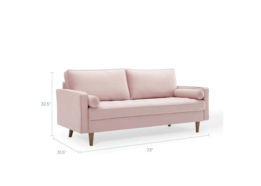 Valour Performance Velvet Sofa