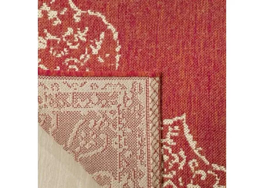 LINDEN 180 Collection LND180Q-9 Red / Creme 9' X 12'