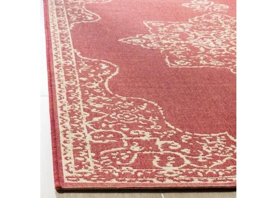 LINDEN 180 Collection LND180Q-9 Red / Creme 9' X 12'