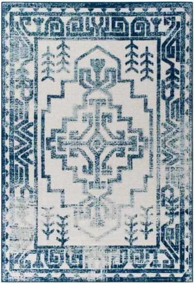 Reflect Nyssa Distressed Geometric Southwestern Aztec 8x10 Indoor/Outdoor Area Rug