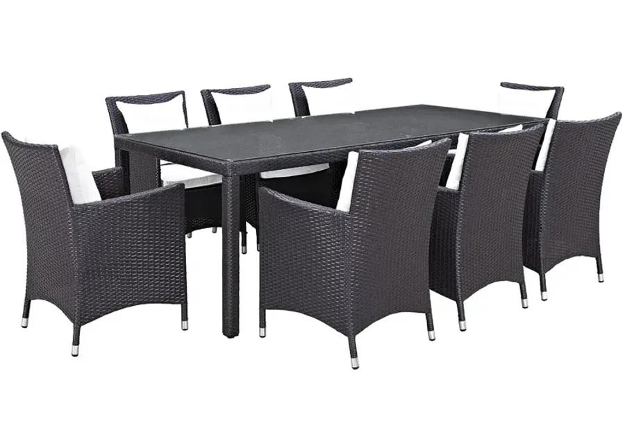 Convene 9 Piece Outdoor Patio Dining Set