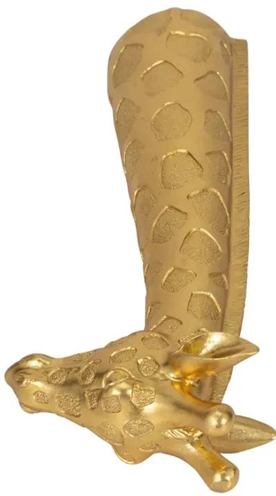 16" Giraffe Head Tabletop Decor, Gold