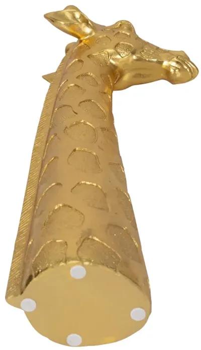 16" Giraffe Head Tabletop Decor, Gold