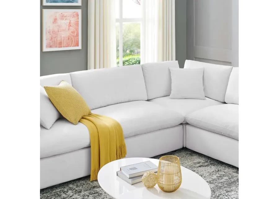 Commix Down Filled Overstuffed Performance Velvet 	8-Piece Sectional Sofa