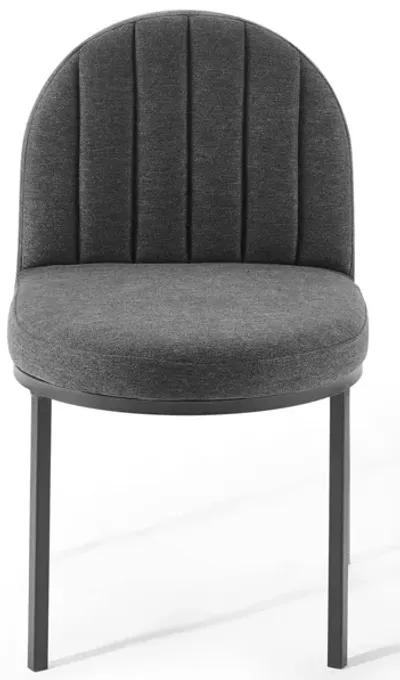 Isla Channel Tufted Upholstered Fabric Dining Side Chair