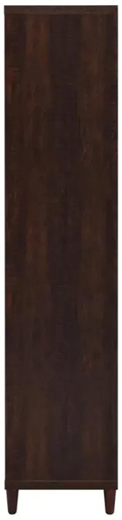 Wadeline 2-door Tall Accent Cabinet Rustic Tobacco