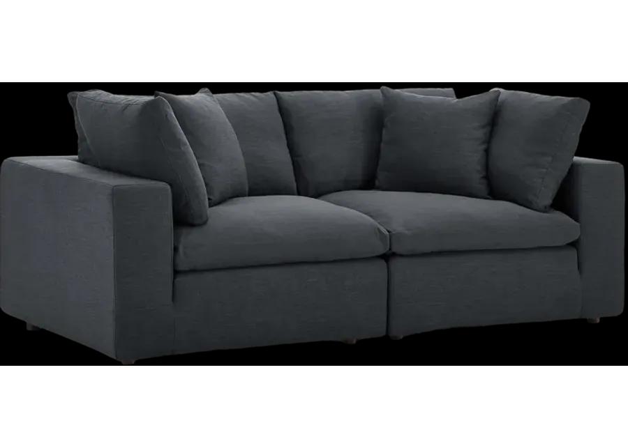 Commix Down Filled Overstuffed 2 Piece Sofa