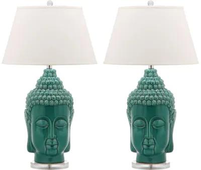 Serenity 31-Inch H Buddha Table Lamp - Set of 2