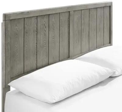 Alana Twin Wood Platform Bed With Angular Frame