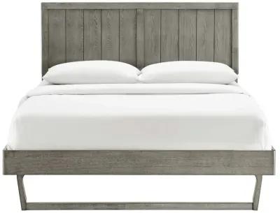 Alana Twin Wood Platform Bed With Angular Frame