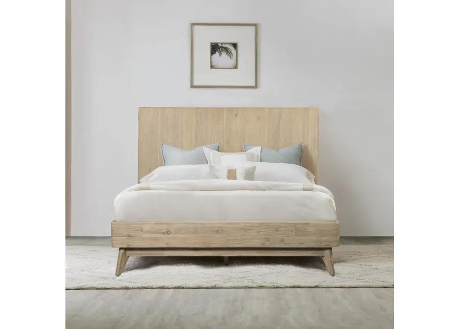 Baly Acacia Mid-Century Platform Bed