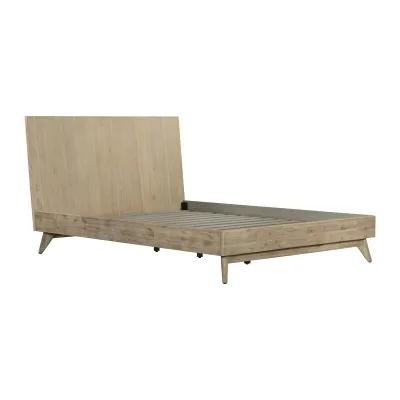 Baly Acacia Mid-Century Platform Bed