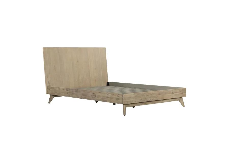 Baly Acacia Mid-Century Platform Bed