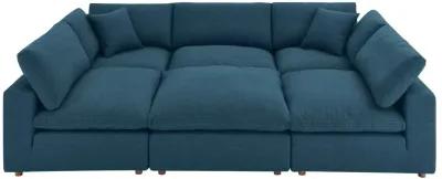 Commix Down Filled Overstuffed 6-Piece Sectional