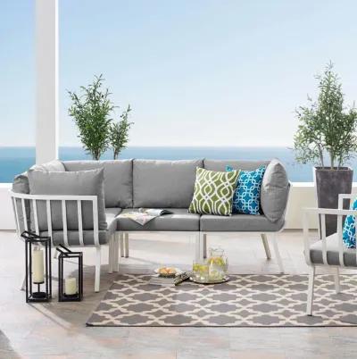 Riverside 4-Piece Outdoor Aluminum Sectional