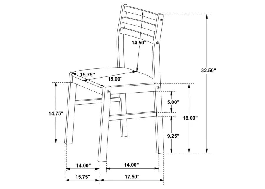 Bucknell 3-piece Dining Set with Drop Leaf Natural and Tan