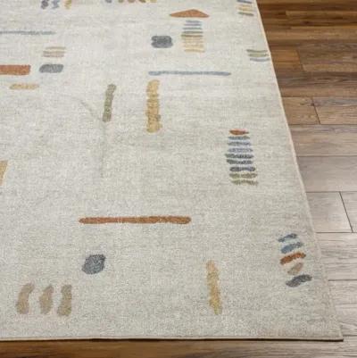 Lillian LLL-2313 2'7" x 7'3" Machine Woven Rug