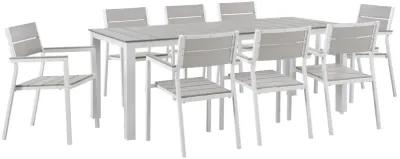 Maine 9 Piece Outdoor Patio Dining Set