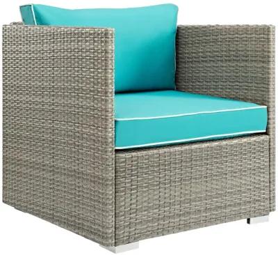 Repose 3 Piece Outdoor Patio Sectional Set