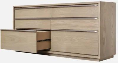 One Coastal Modern Six Drawer Dresser