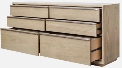 One Coastal Modern Six Drawer Dresser