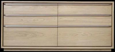 One Coastal Modern Six Drawer Dresser