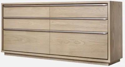 One Coastal Modern Six Drawer Dresser