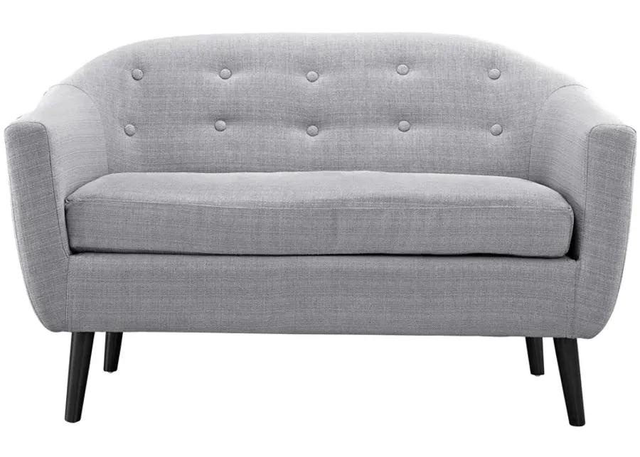 Wit Upholstered Fabric Loveseat