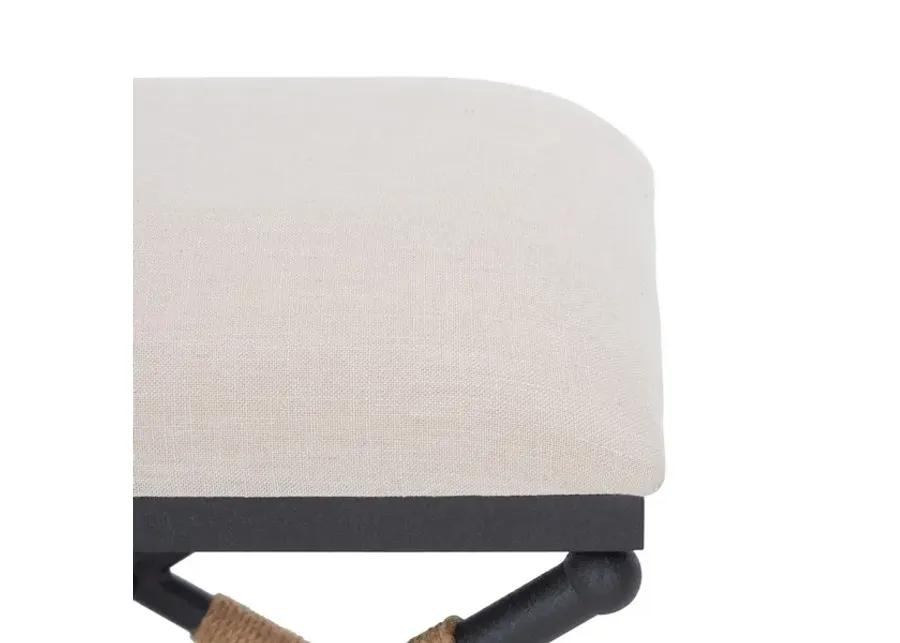 Carmelo Hemp Wrapped Ottoman