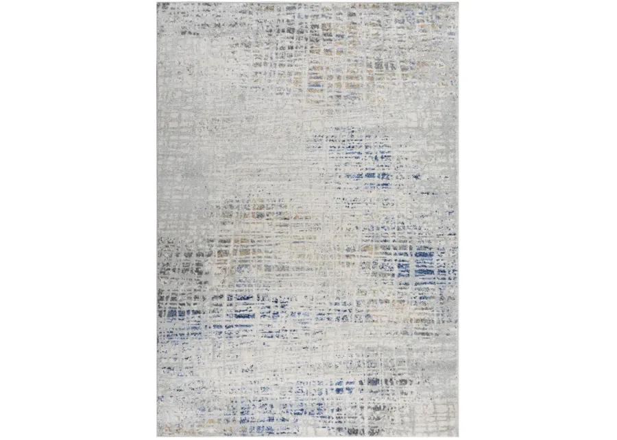 Marquise L. Gray  Polypropylene  5'2" x 7'3" Rectangle Rug