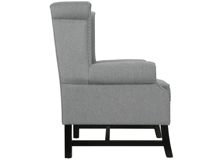 Steer Upholstered Fabric Armchair