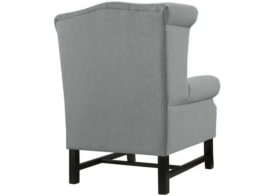 Steer Upholstered Fabric Armchair