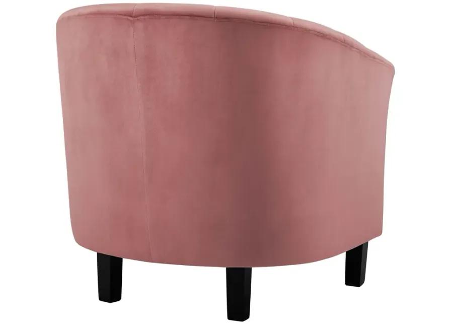 Prospect Channel Tufted Performance Velvet Armchair