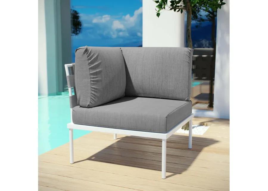 Harmony Outdoor Patio Aluminum Corner Sofa