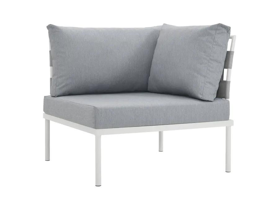 Harmony Outdoor Patio Aluminum Corner Sofa