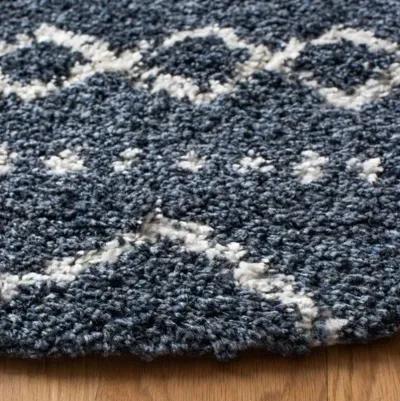 ARIZONA SHAG Round Power Loomed 3'-2" x 3'-2" Round Rug