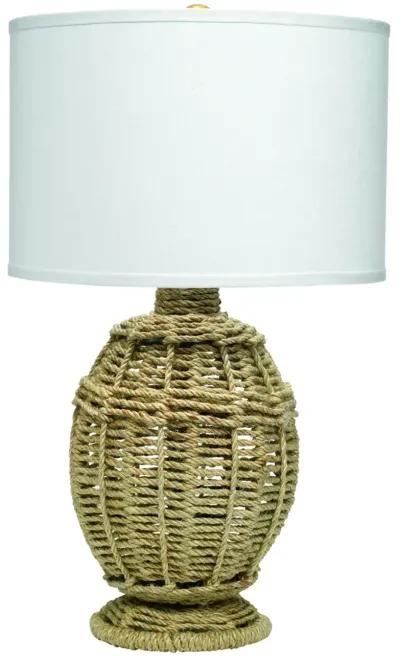 Jute Urn Table Lamp