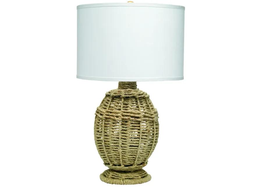 Jute Urn Table Lamp