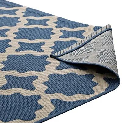 Cerelia Moroccan Trellis 9x12 Indoor and Outdoor Area Rug