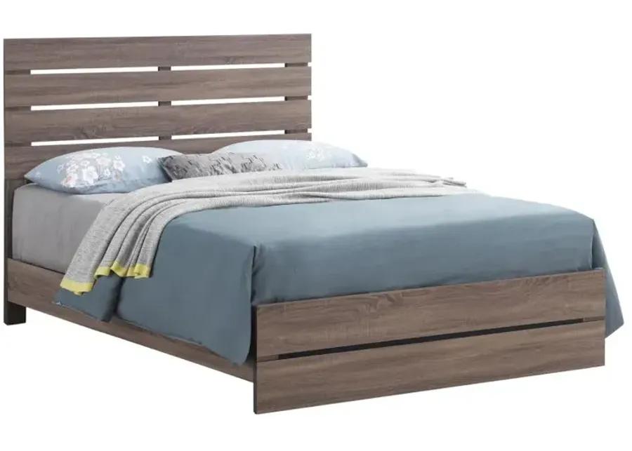 Brantford Eastern King Panel Bed Barrel Oak