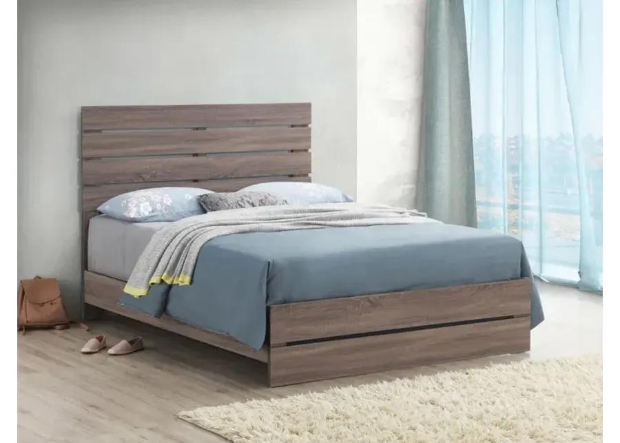 Brantford Eastern King Panel Bed Barrel Oak