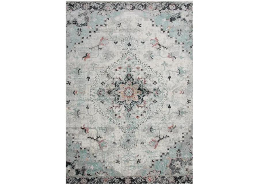 Odyssey Multi  Polypropylene 5'2"x7'6" Rectangle Rug