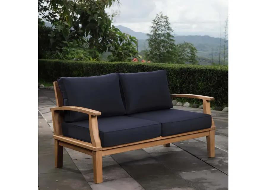 Marina Outdoor Patio Teak Loveseat