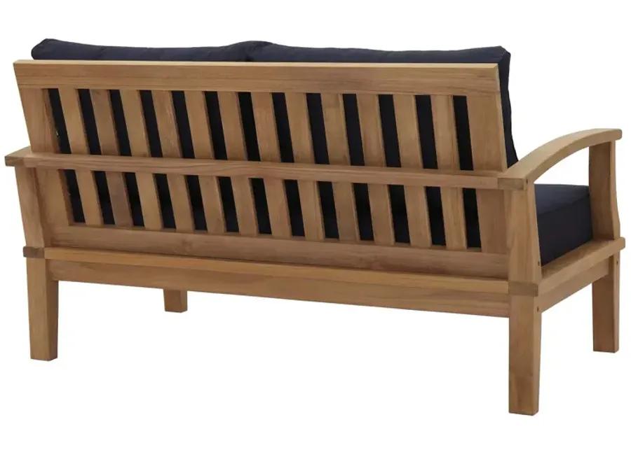 Marina Outdoor Patio Teak Loveseat